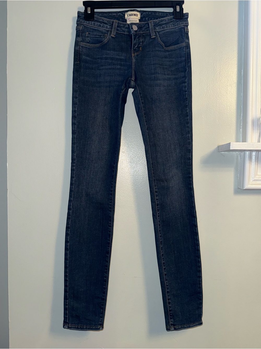 L’AGENCE Dark Blue Women’s Skinny Jeans -